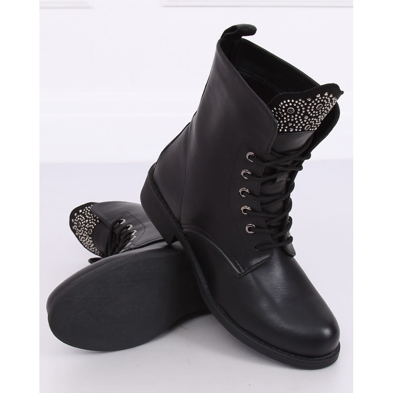 Stivali militari neri 7369-PA Black nero 2