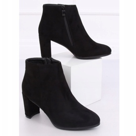Stivaletti classici neri con tacco alto A6801 Black nero 1