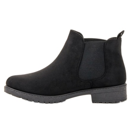 SHELOVET Stivali Jodhpur in camoscio nero 1