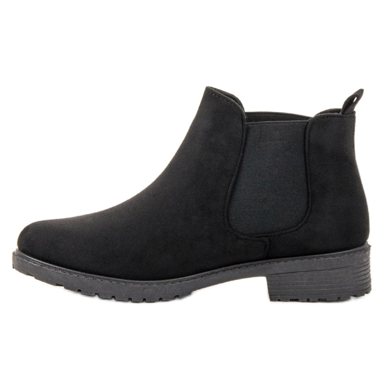 SHELOVET Stivali Jodhpur in camoscio nero 1