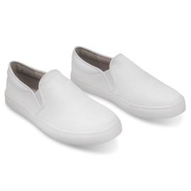 Classic Slip On Q1-41 Scarpe da ginnastica bianche bianca 1