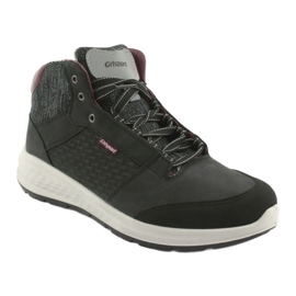 Grisport Scarpe sportive in pelle nera nero 1