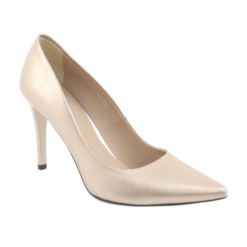 Décolleté Kaniowski K-100 dorate d'oro 1