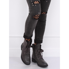 Grigio Stivaletti con lacci grigio ZX2805 Grigio 2