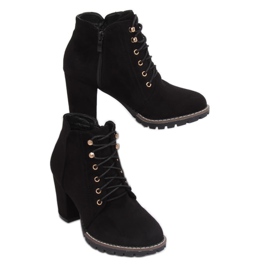 Stivali neri con tacco alto 995-30 Black nero 1