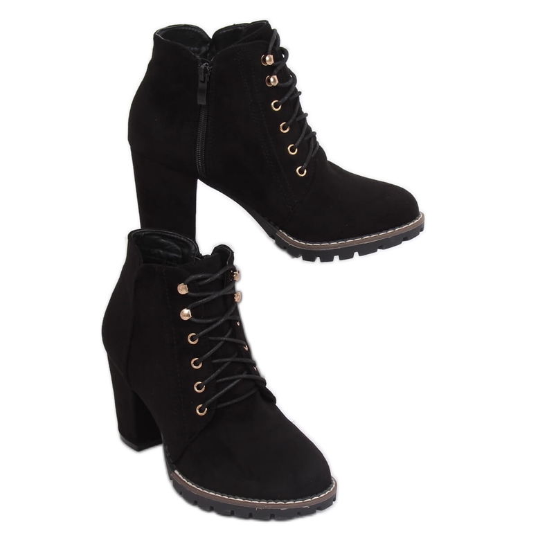 Stivali neri con tacco alto 995-30 Black nero 1
