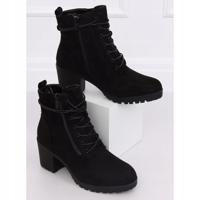 Stivali neri sulla protezione W358 Black nero 2