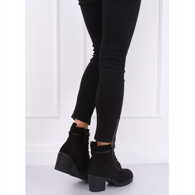 Stivali neri sulla protezione W358 Black nero 1