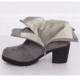 Stivali grigi sulla protezione W358 Grey grigio 2