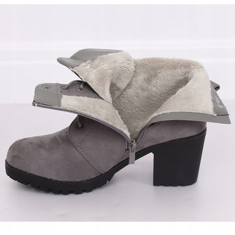 Stivali grigi sulla protezione W358 Grey grigio 2