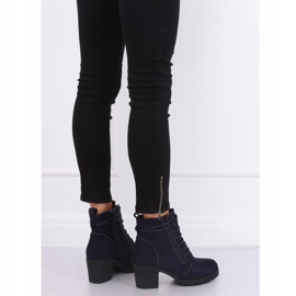 Stivali blu navy sul protettore W358 Blue 1