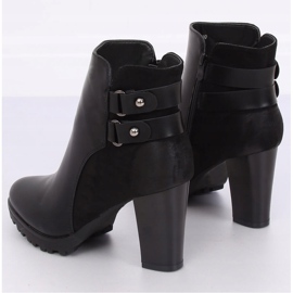 Stivali neri con tacco alto Z182 Black nero 1