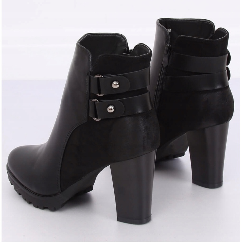 Stivali neri con tacco alto Z182 Black nero 1