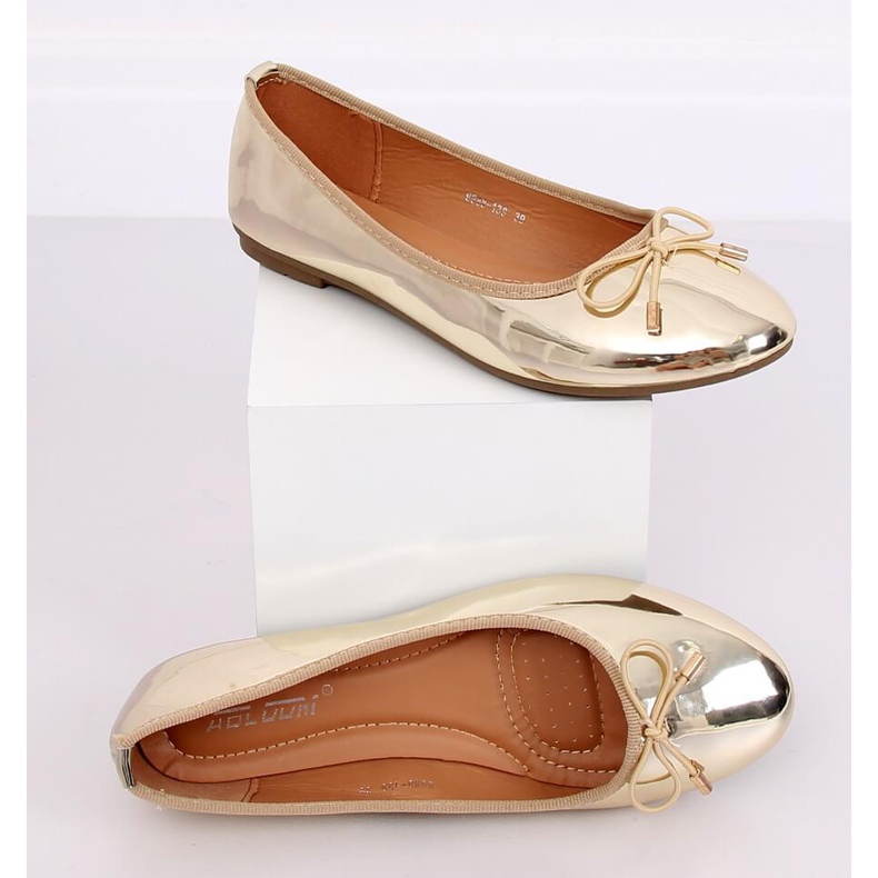 Ballerine oro metallizzato 9988-139 Oro d'oro 1