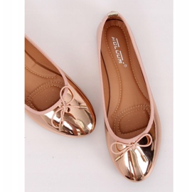 Ballerine metallizzate champagne 9988-139 Champagne rosa 1