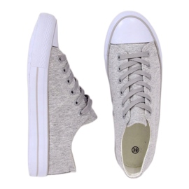Grigio Sneakers grigie da donna B74-28 Grey 1