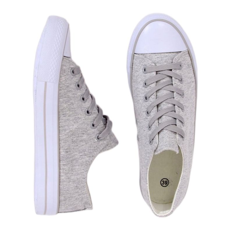 Grigio Sneakers grigie da donna B74-28 Grey 1