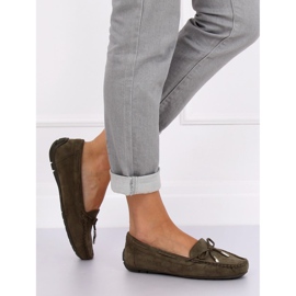 Verde Mocassini da donna R812 Verde 2