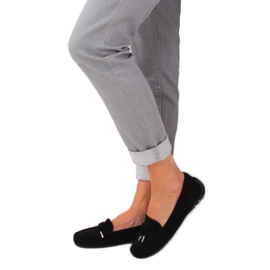 Mocassini neri da donna R812 Black nero 2