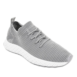 Scarpe sportive grigie GM809-26 grigio 1
