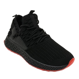 Scarpe sportive nere GM806 nero 1