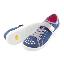 Scarpe per bambini Befado 251Q109 blu rosa grigio 4