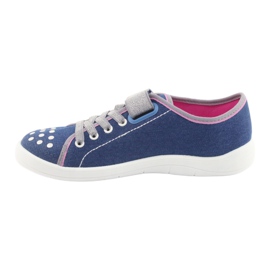 Scarpe per bambini Befado 251Q109 blu rosa grigio 2