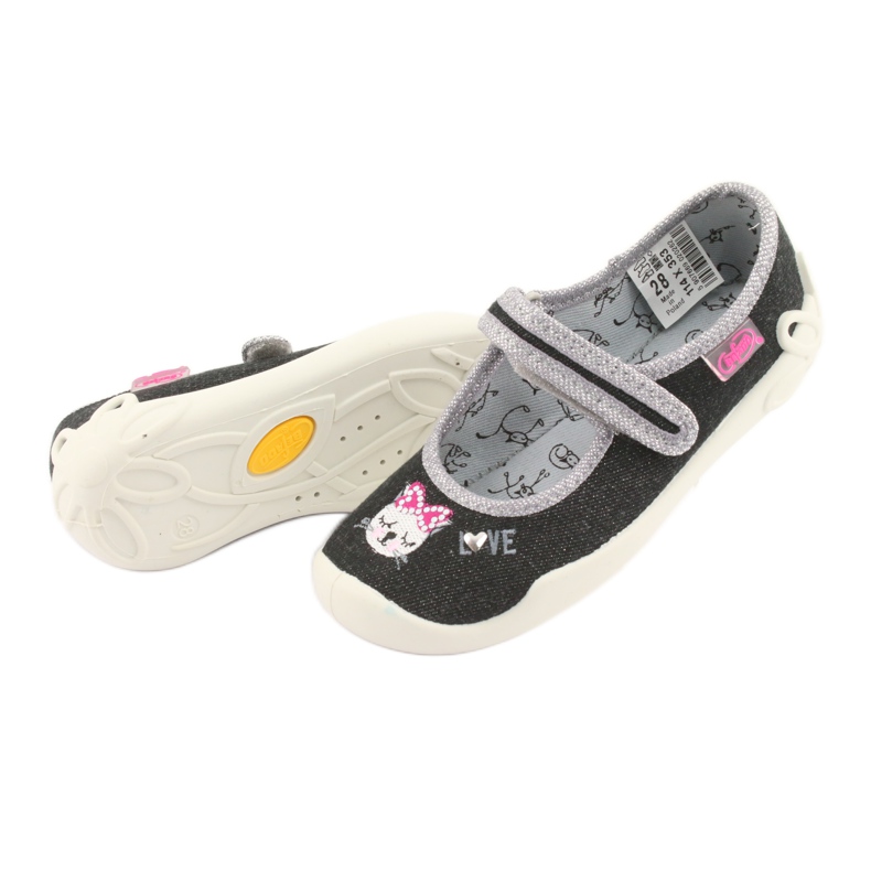 Scarpe per bambini Befado 114X353 nero grigio 4