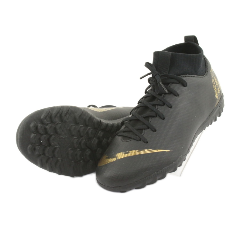 Nike Mercurial SuperflyX 6 Academy Gs Tf Jr AH7344-077 scarpe da calcio nero 4