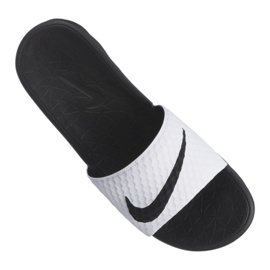Nike Benassi Solarsoft Slide 705474-100 bianca nero 7