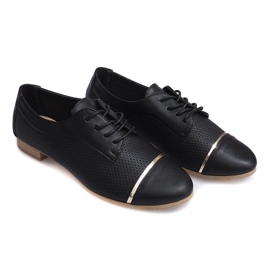 Scarpe jazz traforate da donna 6-154 nere nero 1