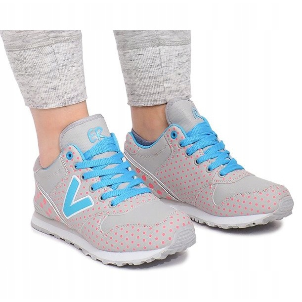 Sneakers sportive B1573-3 Grigie grigio 2