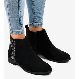 Stivali in camoscio nero L1211 1