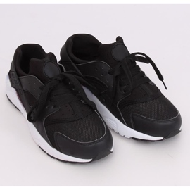613 NERO/BIANCO scarpe sportive nere 1