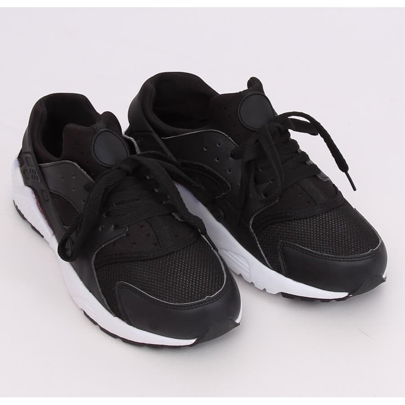 613 NERO/BIANCO scarpe sportive nere 1
