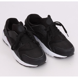 613 NERO/BIANCO scarpe sportive nere 2