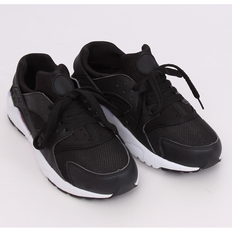613 NERO/BIANCO scarpe sportive nere 2