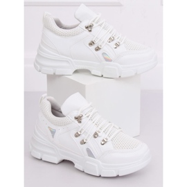 Bianco CB19080 Scarpe sportive bianche 1