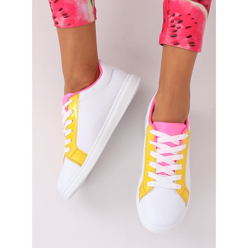 Sneakers da donna W-3116 Giallo bianca multicolore 2