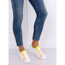 Sneakers da donna W-3116 Arancione bianco giallo 1