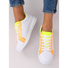 Sneakers da donna W-3116 Arancione bianco giallo 2