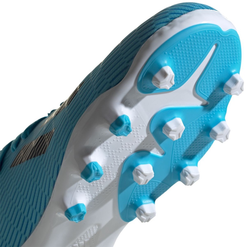 Scarpe da calcio Adidas X 19.3 Mg Jr EF7550 blu blu 2