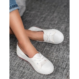 J. Star Scarpe da ginnastica basse alla moda bianca 1