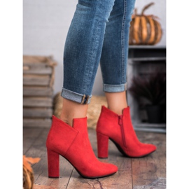 Vinceza Stivali sexy in pelle scamosciata rosso 1