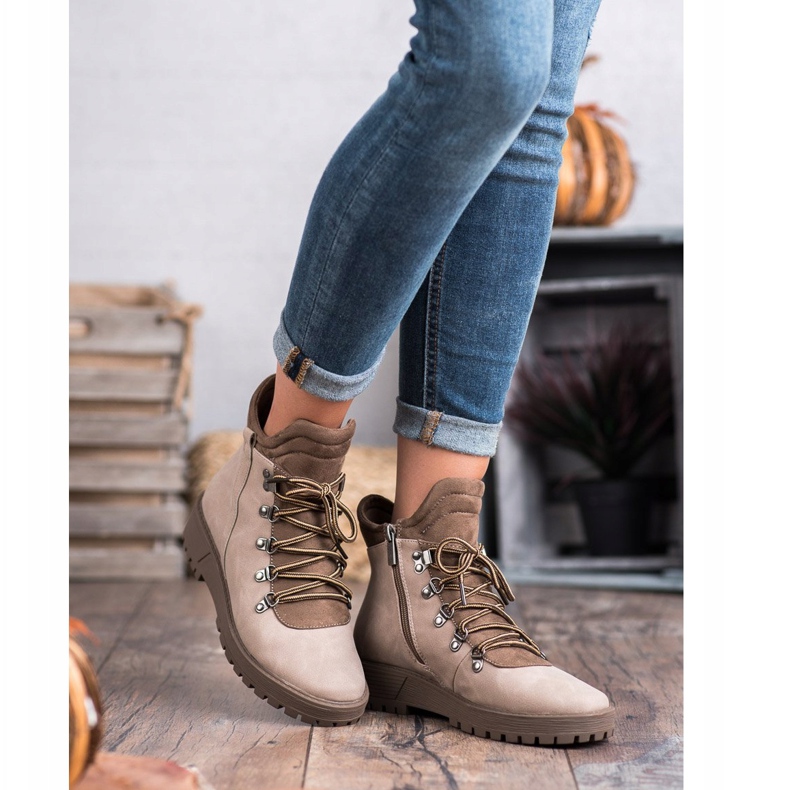 Vinceza Trapper alla moda marrone 2