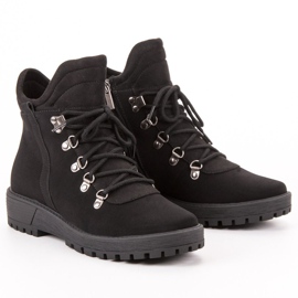 Vinceza Trapper alla moda nero 1