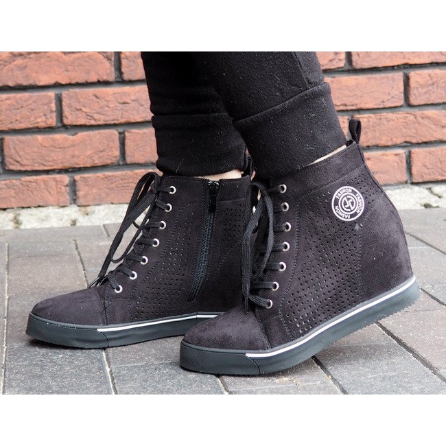 Sneakers traforate XW36236 Nere nero 2