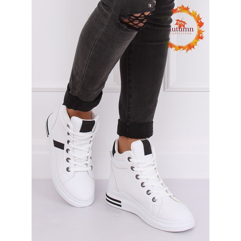 Sneakers bianche CB-19078 BIANCHE/NERE bianca 1