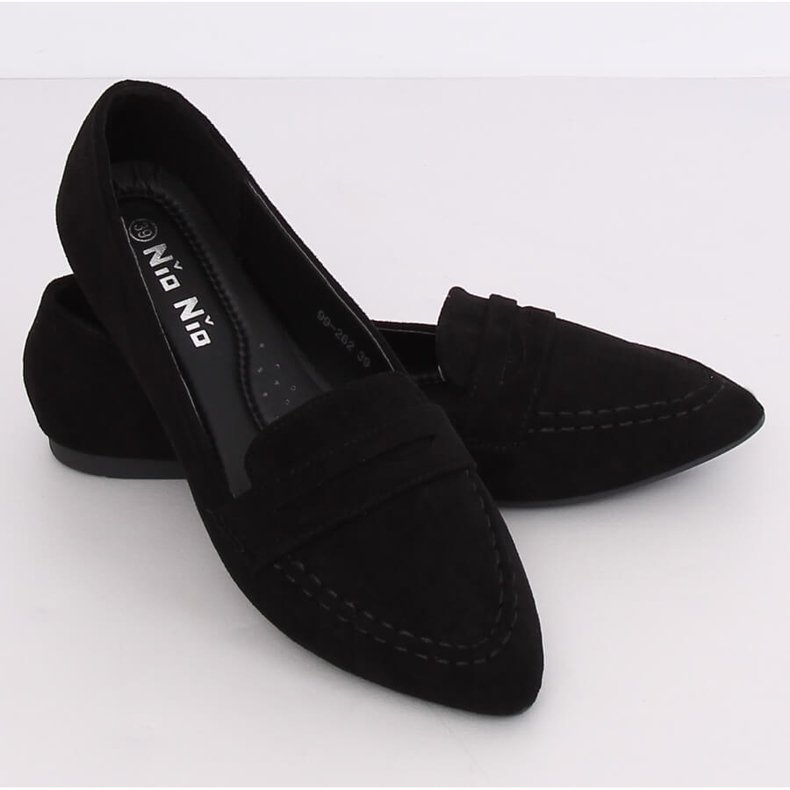 Mocassini da donna neri 99-262 Black nero 1