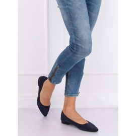 Ballerine con punta a mandorla blu navy RC-76 Navy 2